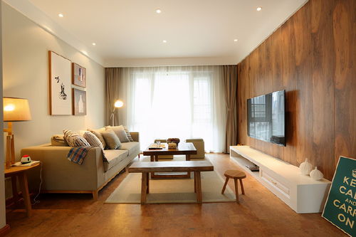 暖色系演绎温馨美学，90㎡小家电视墙设计获赞无数